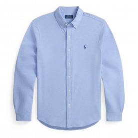 Риза Polo Ralph Lauren Mens Slim Fit Button-Down Plain Shirt - Isle Heather риза,мъжки,ризи,polo,ralph,lauren,men,s,slim,fit,button,down,plain,shirt,isle,heather