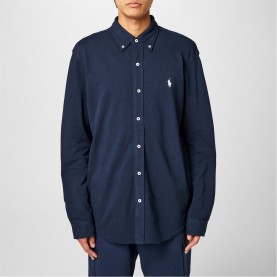 мъжки,ризи,polo,ralph,lauren,pique,logo,shirt,aviator,navy