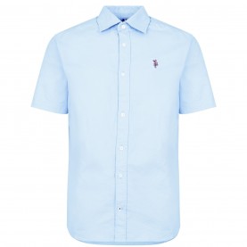 мъжка,блуза,с,яка,us,polo,assn,us,polo,oxford,short,sleeve,shirt,mens,blue,fog