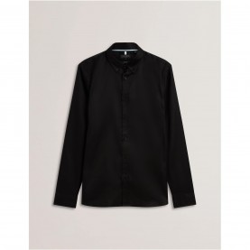 облекла,на,разпродажба,мъжки,ризи,ted,baker,allardo,regular,premium,oxford,shirt,black