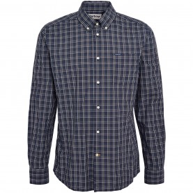 облекла,на,разпродажба,мъжки,ризи,barbour,windale,tailored,long,sleeved,shirt,black,bk31