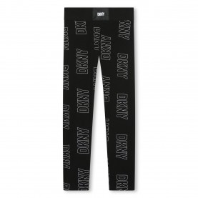клин,dkny,kids,all,over,print,leggings,black,m41