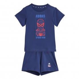Adidas I Mrvl Sm T S Bb99 - Dark Blue/Off W бебешки,облекла,adidas,i,mrvl,sm,t,s,bb99,dark,blue,off,w