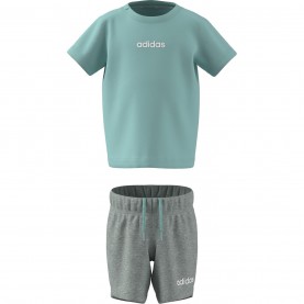 комплект,разпродажба,adidas,бебешки,облекла,детски,облекла,adidas,essentials,tee,short,set,baby,mint,white,lin