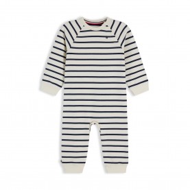 Детска пижама Tommy Hilfiger Unisex Kids Onesies - Wht Stripe YBR детска,пижама,tommy,hilfiger,unisex,kids,onesies,wht,stripe,ybr