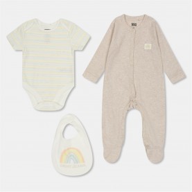 комплект,детски,3/4,панталони,dkny,dkny,3pc,clth,set,bb99,oatmarl