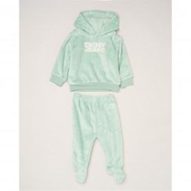 Комплект DKNY DKNY Hdy/Trs Set Bb99 - GRN комплект,детски,3/4,панталони,детски,облекла,dkny,dkny,hdy,trs,set,bb99,grn
