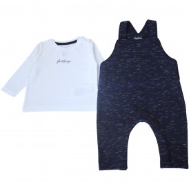 бебешки,облекла,firetrap,boys,dungaree,and,long,sleeve,top,set,navy