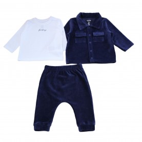 бебешки,облекла,firetrap,boys,3,piece,corduroy,&amp;,cotton,outfit,set,navy