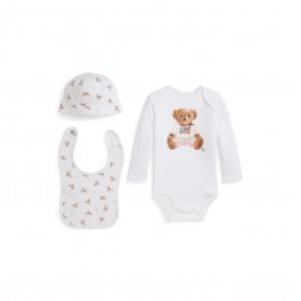 Комплект Polo Ralph Lauren Polo Bear Gift Set Bb64 - White Multi комплект,polo,ralph,lauren,polo,bear,gift,set,bb64,white,multi