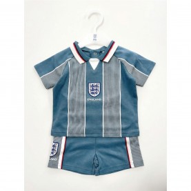 Тениска Team England 1996 Retro Away Tee & Short - 1996 Away тениска,футболни,фланелки,oldham,athletic,stoke,city,sunderland,национални,отбори,аржентина,футболни,фланелки,колумбия,футболни,фланелки,финдландия,футболн