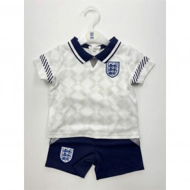 Тениска Team England 1990 Retro Home Tee & Short - 1990 Home тениска,футболни,фланелки,oldham,athletic,stoke,city,sunderland,национални,отбори,аржентина,футболни,фланелки,колумбия,футболни,фланелки,финдландия,футболн
