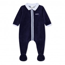 бебешка,пижама,детски,облекла,boss,logo,onesie,babies,navy,849