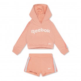 комплект,разпродажба,reebok,бебешки,облекла,детски,3/4,панталони,reebok,hood,shrt,set,bb99,apricot,blush
