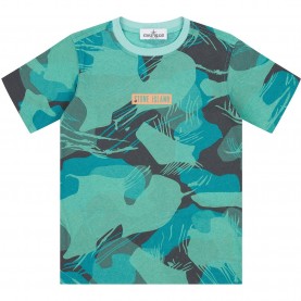 тениска,stone,island,junio,camo,tshirt,emerald,v0056