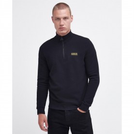 barbour,international,essential,half,zip,sweatshirt,black