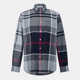 Риза с дълъг ръкав Barbour Dunoon Long Sleeved Shirt - Blue Granite риза,с,дълъг,ръкав,мъжки,ризи,barbour,dunoon,long,sleeved,shirt,blue,granite