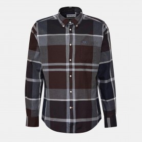 Риза с дълъг ръкав Barbour Dunoon Long Sleeved Shirt - MdOak Trtn TN38 риза,с,дълъг,ръкав,мъжки,ризи,barbour,dunoon,long,sleeved,shirt,mdoak,trtn,tn38
