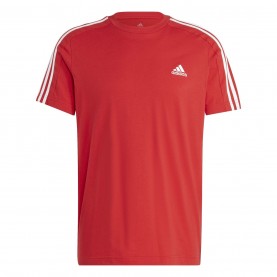 Тениска Adidas ESSENTIALS SINGLE JERSEY 3-STRIPES T-SHIRT - Better Scarlet тениска,разпродажба,adidas,adidas,essentials,single,jersey,3,stripes,t,shirt,better,scarlet