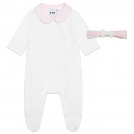 бебешки,комплект,детски,облекла,boss,2,piece,embroidered,logo,sleepsuit,set,babies,off,white,117