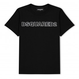 тениска,детски,3/4,панталони,dsquared2,kids',regular,fit,t,shirt,black,dq900