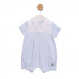 Mintini Baby Romper - Blue бебешки,облекла,mintini,baby,baby,romper,blue