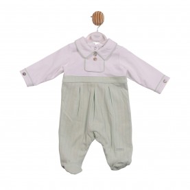 Mintini Baby All In One Clothing Set - White/Pistachio бебешки,облекла,mintini,baby,baby,all,in,one,clothing,set,white,pistachio