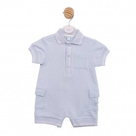 Mintini Baby Romper Set - Blue бебешки,облекла,mintini,baby,baby,romper,set,blue
