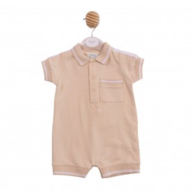 Mintini Baby Romper - Beige бебешки,облекла,mintini,baby,baby,romper,beige