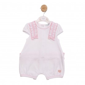 Mintini Baby Romper - Pink бебешки,облекла,mintini,baby,baby,romper,pink