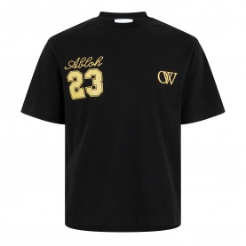 тениска,мъжки,тениски,off,white,men,s,23,skate,cotton,short,sleeve,oversized,fit,t,shirt,black,gold