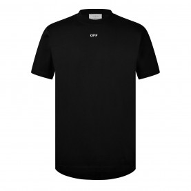 Тениска OFF WHITE Men's Stamp Skate Tee Signature Logo T-Shirt - Black White тениска,облекла,на,разпродажба,мъжки,тениски,off,white,men's,stamp,skate,tee,signature,logo,t,shirt,black,white
