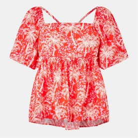 дамски,ризи,biba,biba,sq,neck,top,ld53,palm,tree