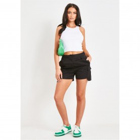 къси,панталони,дамски,къси,панталони,missy,empire,detail,cargo,shorts,black