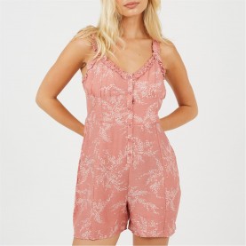 гащеризон,дамски,къси,панталони,brave,soul,vst,playsuit,ld99,pink,leaf