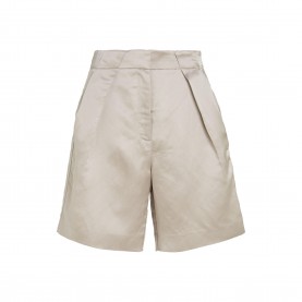 Къси панталони Calvin Klein Satin Shiny Shorts - Sand Pebble къси,панталони,дамски,къси,панталони,calvin,klein,satin,shiny,shorts,sand,pebble