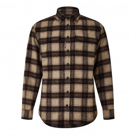 облекла,на,разпродажба,мъжки,ризи,dsquared2,casual,shirt,ivory,brown