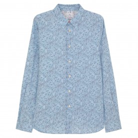 облекла,на,разпродажба,мъжки,ризи,ps,paul,smith,men's,long,sleeve,patterned,shirt,blue,40