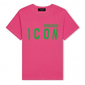 юношеска,тениска,детски,3/4,панталони,dsquared2,icon,t,shirt,juniors,pnk,green,dq318