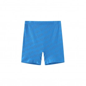 adidas Originals All-Over Logo Biker Short - Blue дамски,къси,панталони,облекло,за,колоездене,adidas,originals,originals,all,over,logo,biker,short,blue