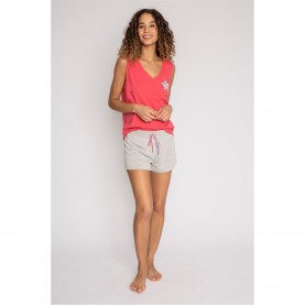 PJ Salvage French Terry Short - Grau-Mel. дамски,къси,панталони,pj,salvage,salvage,french,terry,short,grau,mel.