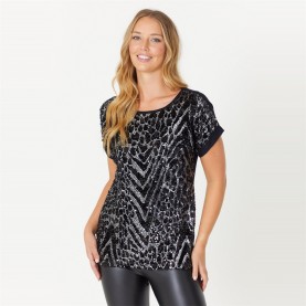 дамски,ризи,дамски,облекла,размер,be,you,sequin,front,top,multi