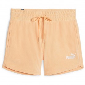 Дамски поларени къси панталони Puma Womens Fleece Jogger Shorts - PEACH дамски,поларени,къси,панталони,дамски,къси,панталони,puma,women,s,fleece,jogger,shorts,peach
