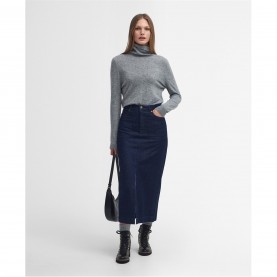 Пола Barbour Cassie Denim Cargo Skirt - Dark Indigo пола,поли,и,къси,панталони,barbour,cassie,denim,cargo,skirt,dark,indigo