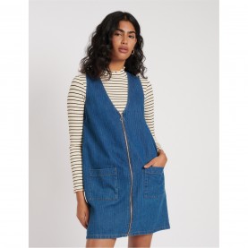 рокля,дамски,поли,и,рокли,nobodys,child,dresden,mini,pinafore,dress,blue