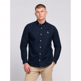 us,polo,assn,oxford,ls,shirt,sn00,navy