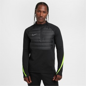 горнище,с,цип,разпродажба,nike,облекла,с,футболна,тема,футболни,горнища,nike,academy,winter,warrior,men's,therma,fit,1,2,zip,soccer,top,black,volt