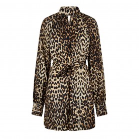 рокля,дамски,топове,biba,biba,balloon,sleeve,dress,leopard