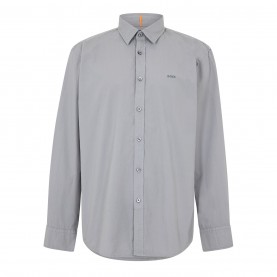 облекла,на,разпродажба,мъжки,ризи,boss,men's,relegant,6,m,plain,long,sleeve,shirt,open,grey