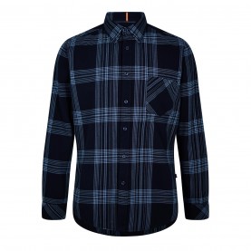 риза,с,дълъг,ръкав,облекла,на,разпродажба,мъжки,ризи,boss,men's,rickert,m,orange,long,sleeve,patterned,shirt,dark,blue,405